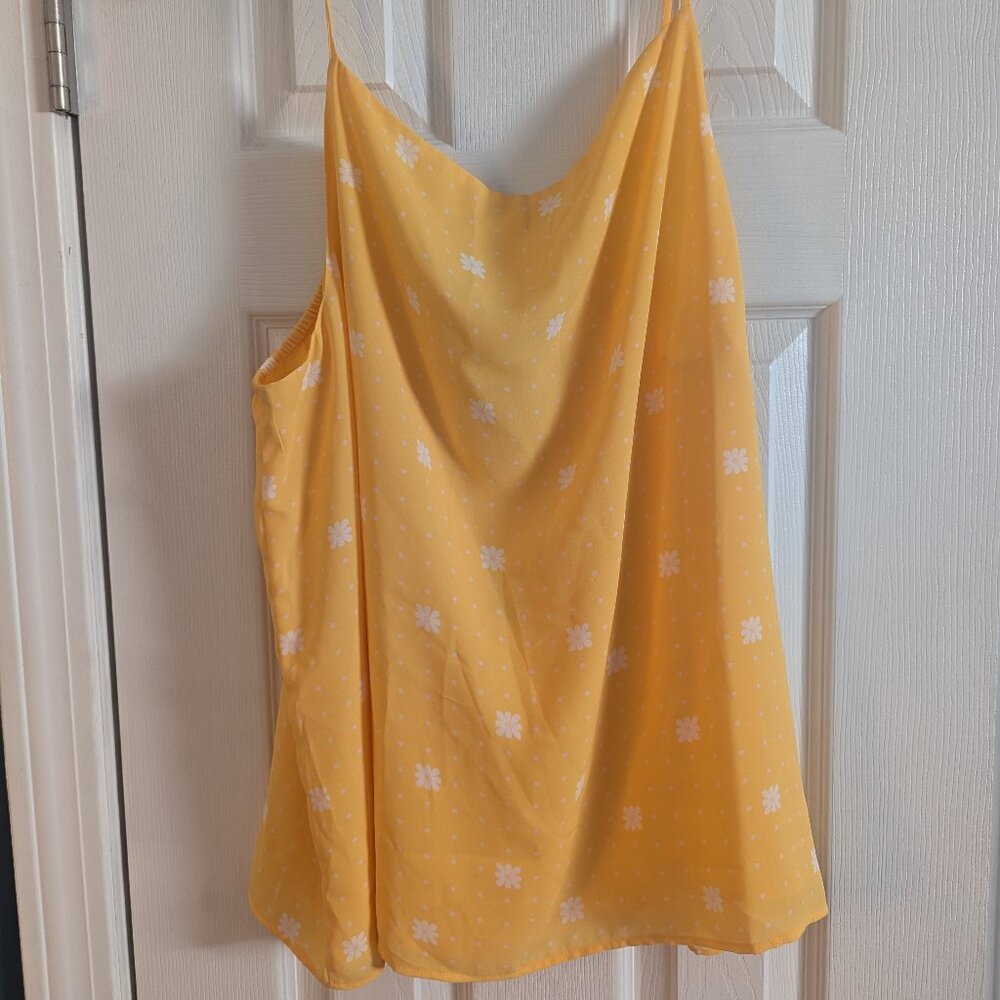 Yellow LOFT Tank Blouse